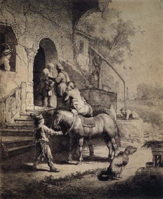 REMBRANDT Harmenszoon van Rijn The Good Samaritan